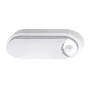 Martec Cove LED Tricolour Oval Bunker Light IP54 15W with Sensor by Martec, a Lighting for sale on Style Sourcebook