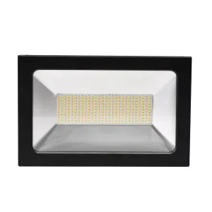 Black Martec Opal LED Tricolour Flood Light IP65 100W by Martec, a Outdoor Lighting for sale on Style Sourcebook