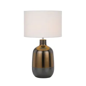 Telbix Arthur Ceramic Table Lamp (E27) Bronze by Telbix, a Table & Bedside Lamps for sale on Style Sourcebook