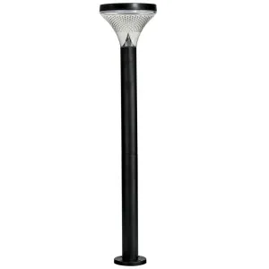 Solar Lighting Direct Modern Solar Garden Bollard Light Black Square by Solar Lighting Direct, a Outdoor Lighting for sale on Style Sourcebook