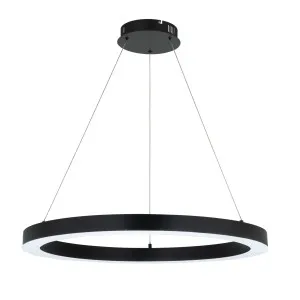 Black Medine Mercator Ring LED Pendant Light Large by Mercator, a Pendant Lighting for sale on Style Sourcebook