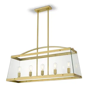 Brass Telbix Colair Pendant Light (E27) 5 Light by Telbix, a Pendant Lighting for sale on Style Sourcebook