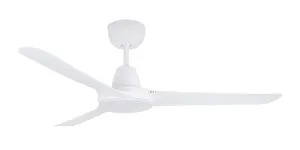 Ventair Spyda EC 50" (1250mm) Ceiling Fan with 20W LED Light White by Ventair, a Ceiling Fans for sale on Style Sourcebook