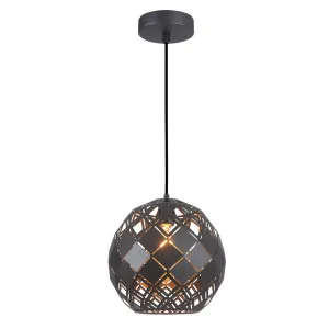 CLA Tuile Large Pendant (E27) Black by Compact Lamps Australia, a Pendant Lighting for sale on Style Sourcebook