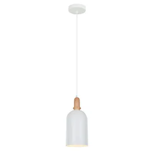 CLA Horten Oblong Pendant Light (E27) White by Compact Lamps Australia, a Pendant Lighting for sale on Style Sourcebook