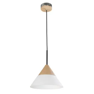 White CLA Finn Cone Pendant (E27) Small by Compact Lamps Australia, a Pendant Lighting for sale on Style Sourcebook