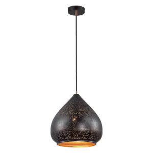 Evertop Black Dotted Pendant Light (E27) Bell by Evertop, a Pendant Lighting for sale on Style Sourcebook