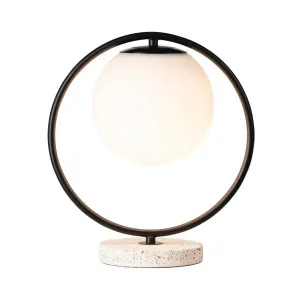 Mayfield Kepi Table Lamp (E27) Black & Frosted by Mayfield, a Table & Bedside Lamps for sale on Style Sourcebook