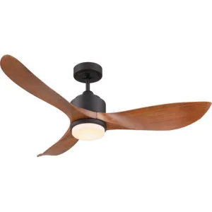 Mercator Eagle II Lite 48" (1220mm) DC Indoor/Outdoor Ceiling Fan with 18W CCT Light & Remote Rubbed Bronze by Mercator, a Ceiling Fans for sale on Style Sourcebook