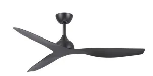 Claro Whisper 48" (1220mm) DC Ceiling Fan with Remote Black by Claro, a Ceiling Fans for sale on Style Sourcebook