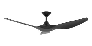 Domus Strike 60" DC Ceiling Fan with Remote Black by Domus, a Ceiling Fans for sale on Style Sourcebook