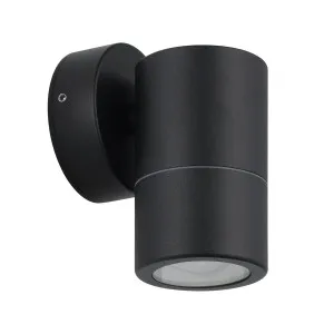 Eglo Fremantle 1 Light Tri-Colour LED Wall Light IP65 Black by Eglo, a Outdoor Lighting for sale on Style Sourcebook