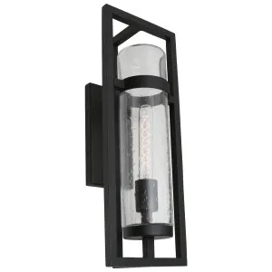 Cougar Toulon 1 Light Exterior Wall Light Black by Cougar, a Outdoor Lighting for sale on Style Sourcebook