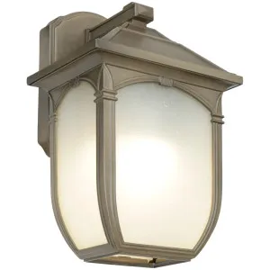 Cougar Tristan 1 Light Old Bronze Exterior Wall Light Small by Cougar, a Outdoor Lighting for sale on Style Sourcebook