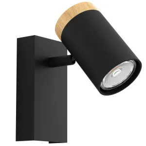 Eglo Cartagena 1 Light Spot Light Black by Eglo, a Spotlights for sale on Style Sourcebook