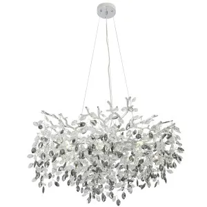 Telbix Molena 10 Light Pendant Light Chrome by Telbix, a Chandeliers for sale on Style Sourcebook