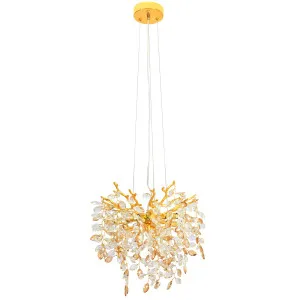 Telbix Molena 5 Light Pendant Light Gold by Telbix, a Chandeliers for sale on Style Sourcebook