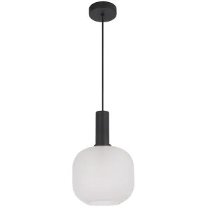 Telbix Black Aosta Pendant Light Large by Telbix, a Pendant Lighting for sale on Style Sourcebook