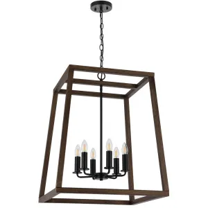 Telbix Black Dalton Pendant Light 6 Light by Telbix, a Pendant Lighting for sale on Style Sourcebook