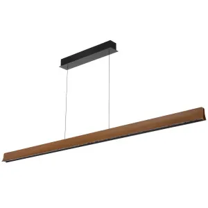 Telbix 1 Light Lucid LED Pendant Light Wood by Telbix, a Pendant Lighting for sale on Style Sourcebook