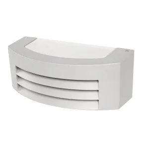 Berea Exterior Louvered Bunker Light IP44 Silver by Brilliant, a Lighting for sale on Style Sourcebook