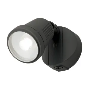 Otto Single 12W LED Exterior Adjustable Spot Light Black by Mercator, a Spotlights for sale on Style Sourcebook