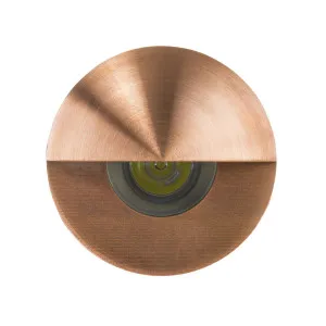 Havit Round Recessed LED Mini Step Light w/Eyelid 12V Cool White Copper by Havit, a Spotlights for sale on Style Sourcebook