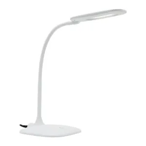 Bryce 4.8W LED Dimmable Touch Table Lamp White by Mercator, a Table & Bedside Lamps for sale on Style Sourcebook