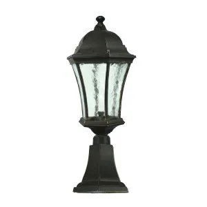 Lode Strand Antique Bronze Pillar Mount Light IP44 Medium by Lode International, a Outdoor Lighting for sale on Style Sourcebook