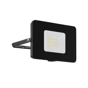 Black Eglo Faedo 3 IP65 LED Flood Light With Plug 20W by Eglo, a LED Lighting for sale on Style Sourcebook