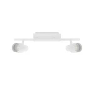 Eglo Davida 2 White Adjustable LED GU10 Spotlight 2 Light by Eglo, a LED Lighting for sale on Style Sourcebook