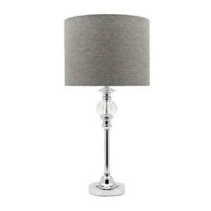 Cougar Beverly Table Lamp Edison screw (E27) Chrome and Dark Grey by Cougar, a Table & Bedside Lamps for sale on Style Sourcebook