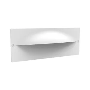 CLA Oga LED Exterior Recessed Wall Light IP65 White by Compact Lamps Australia, a LED Lighting for sale on Style Sourcebook