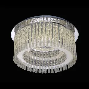 Round Vienna PHL Crystal LED CCT Ceiling Light Large by Phonix Lighting, a LED Lighting for sale on Style Sourcebook