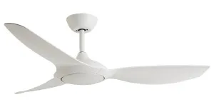 Claro Glider 52" DC Indoor/Outdoor Ceiling Fan White by Claro, a Ceiling Fans for sale on Style Sourcebook