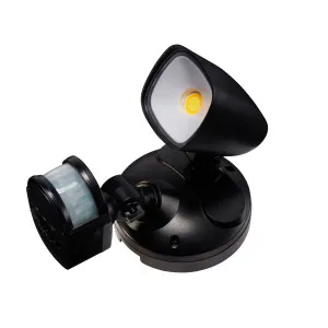 Martec Ranger 12W Tri-Colour Adjustable LED Exterior Light with Sensor IP54 Black by Martec, a Outdoor Lighting for sale on Style Sourcebook