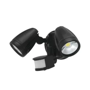 Eglo Chopper 30W Tri Colour Double Adjustable LED IP54 Exterior Spot Light with Sensor Black by Eglo, a Outdoor Lighting for sale on Style Sourcebook