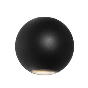 6W Cougar Genoa LED Up/Down Exterior Wall Light Warm White IP54 Black by Cougar, a Outdoor Lighting for sale on Style Sourcebook