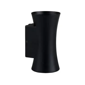 Savannah 9W LED Up/Down Wall Light Black by Havit, a Outdoor Lighting for sale on Style Sourcebook