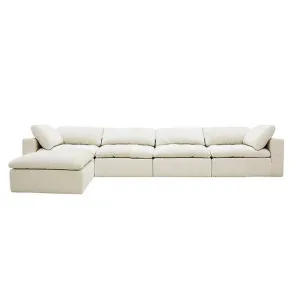 Cloud Deep Muse Flax Modular Sofa - 5 Piece by James Lane, a Sofas for sale on Style Sourcebook