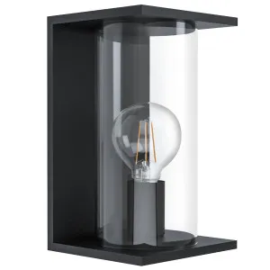 Eglo Cascinetta 1 Light Exterior Wall Light Black by Eglo, a Wall Lighting for sale on Style Sourcebook