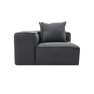 Riley Linen Charcoal Module Corner by James Lane, a Sofas for sale on Style Sourcebook