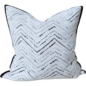 Milano Monochrome 55cm Square - Tufting Wave by Macey & Moore, a Cushions, Decorative Pillows for sale on Style Sourcebook