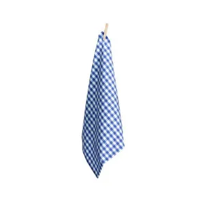 RANS Gingham Blue Napkin by null, a Napkins for sale on Style Sourcebook