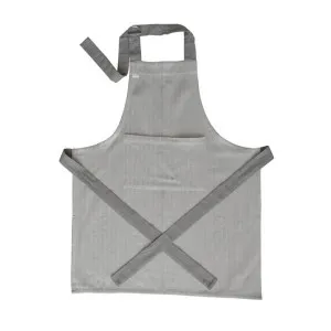 RANS Herringbone Charcoal Apron by null, a Aprons for sale on Style Sourcebook