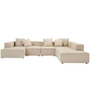 Diablo Plaza Pearl Brown Chaise Left - 5 Piece by James Lane, a Sofas for sale on Style Sourcebook