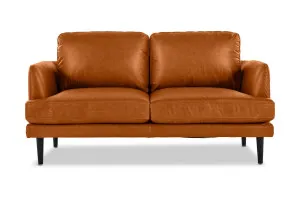 Alice Leather 2 Seat Sofa, Ranch Tan, by Lounge Lovers by Lounge Lovers, a Sofas for sale on Style Sourcebook