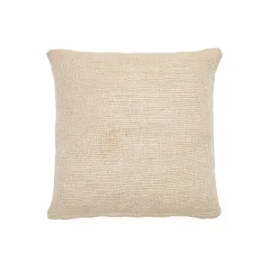 Machiel viscose cushion cover in natural white cotton 50  x 50 cm by Kave Home, a Cushions, Decorative Pillows for sale on Style Sourcebook