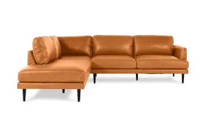 Alice Leather Left Corner Sofa, Phoenix Tan, by Lounge Lovers by Lounge Lovers, a Sofas for sale on Style Sourcebook