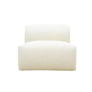 Luella Armless Sofa Module Boucle Ivory by James Lane, a Sofas for sale on Style Sourcebook